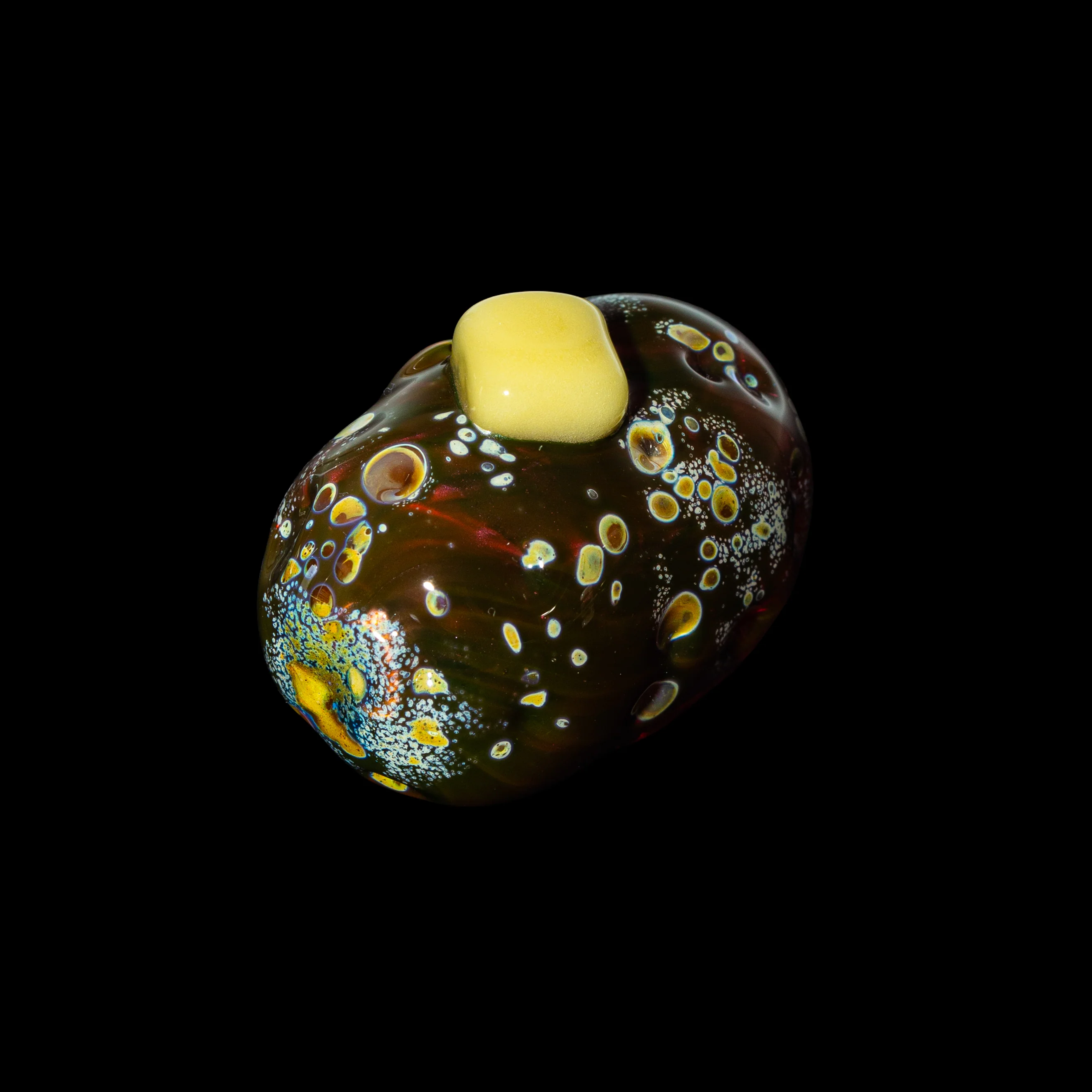 Alec Blows Glass - Dark Purple Core Buttered Pocket Potato - Image 3