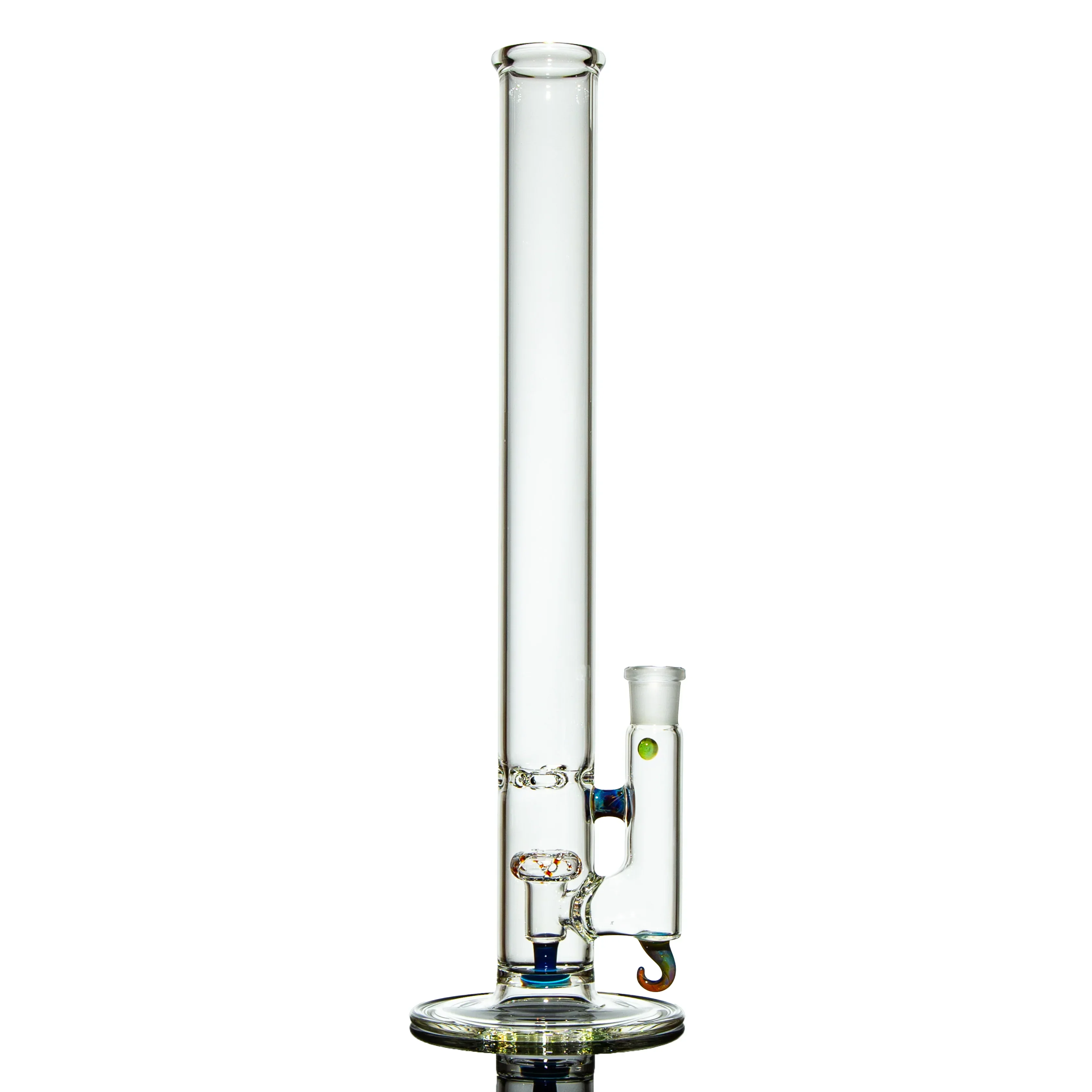 Captain Hook Glass - Blue Amber Purple Compass