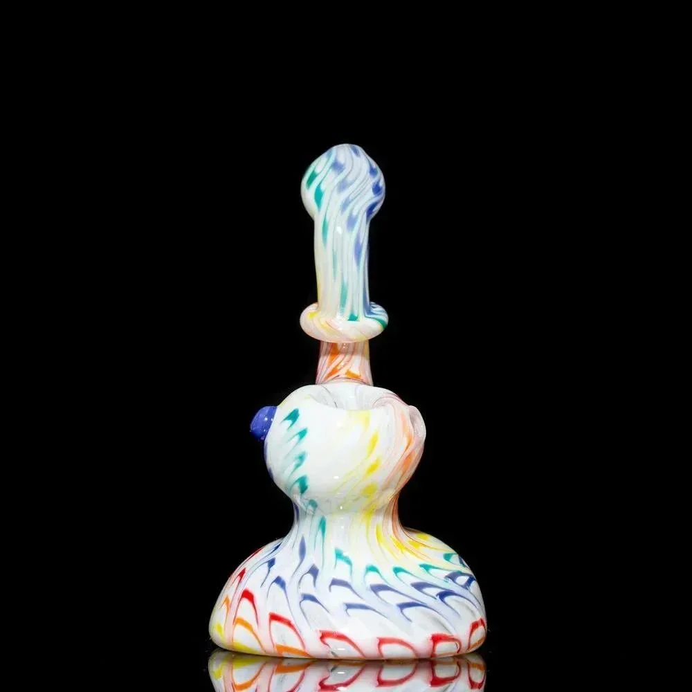 Hot Mess Glass - Light Rainbow Bubbler - Image 7