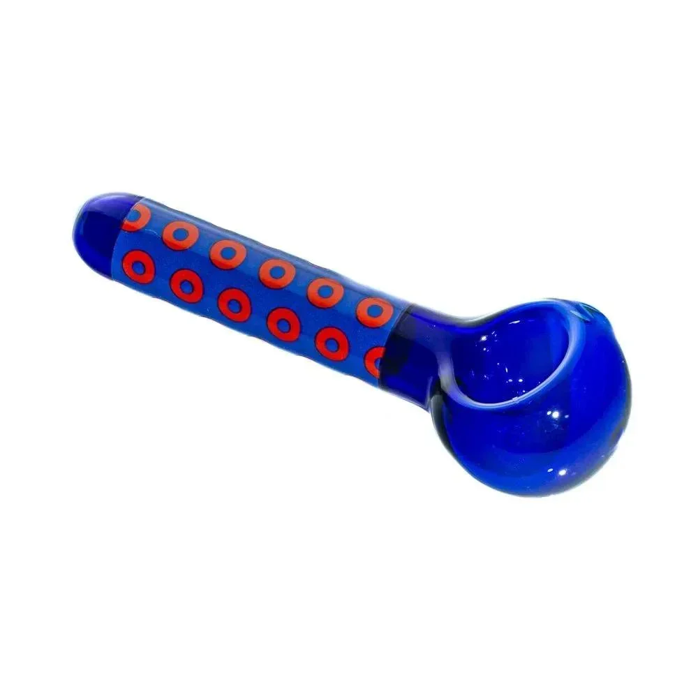 Jellyfish Glass - Cobalt Phishman Donut Spoon