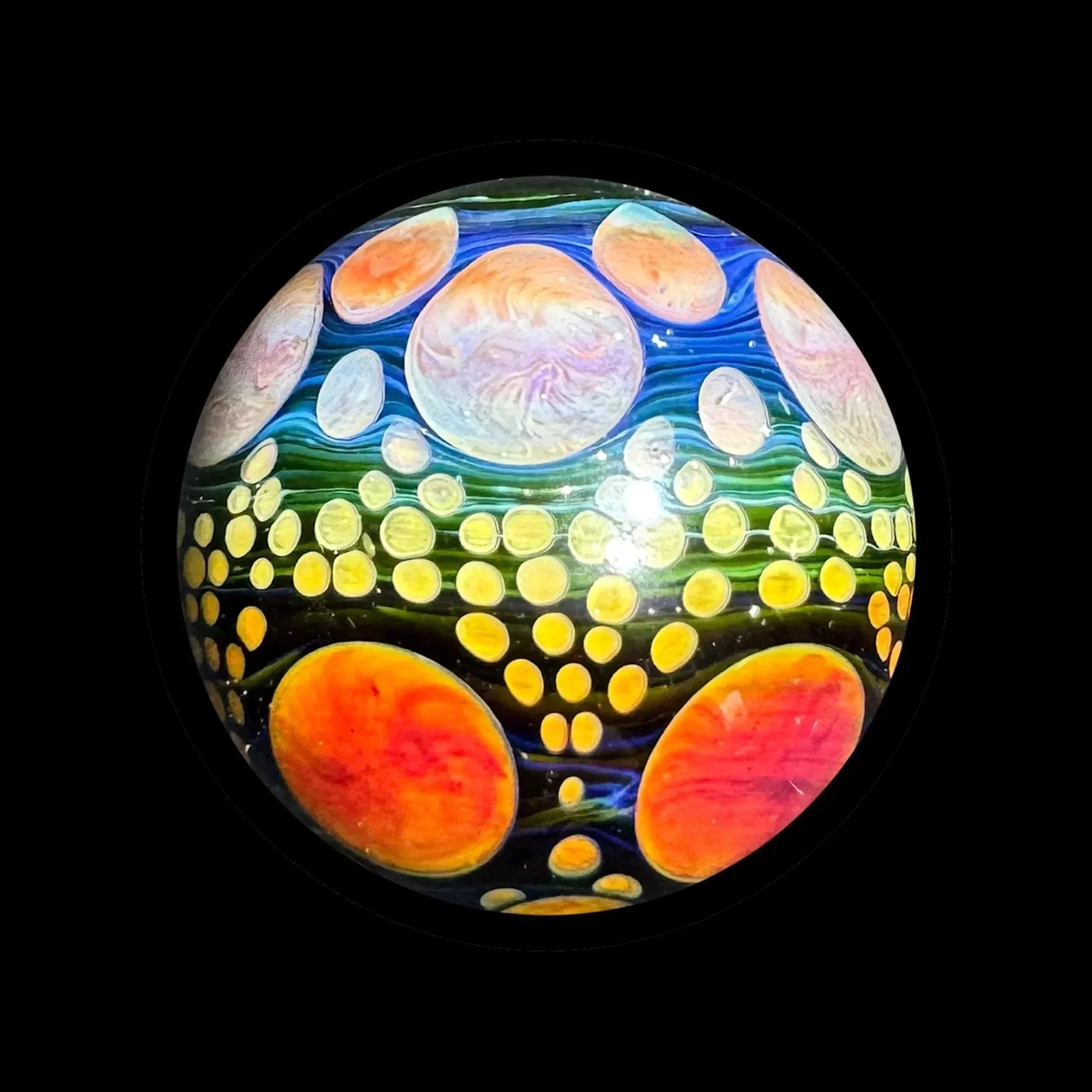 Suellen Fowler - Orchid Sunset Hobnail Marble