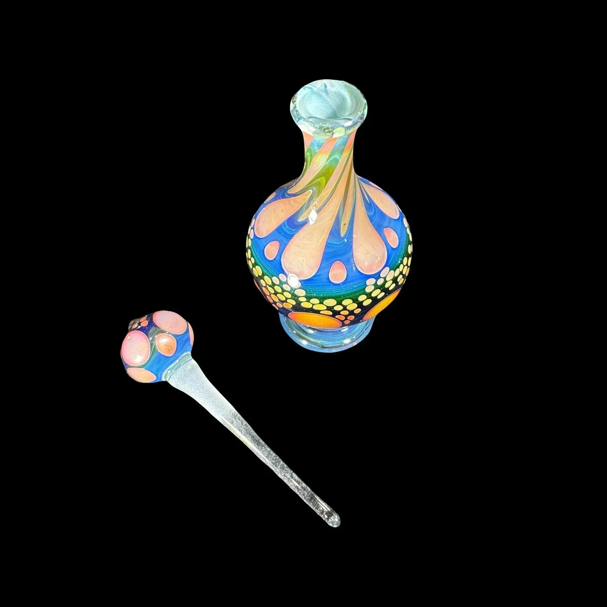 Suellen Fowler - Harvest Moon Hobnail Perfume Bottle - Image 3