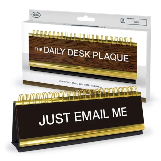 Fred & Friends - Daily Desk Plaque