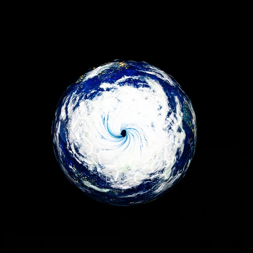 Geoffrey Beetem - Faceted New Earth Marble - Image 3