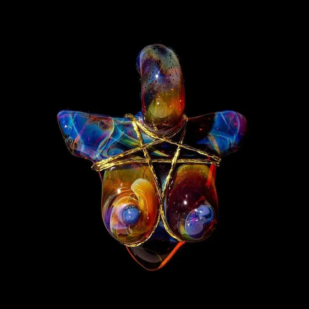 Glass By Ariel - Lokis Lipstick Bust Pendant