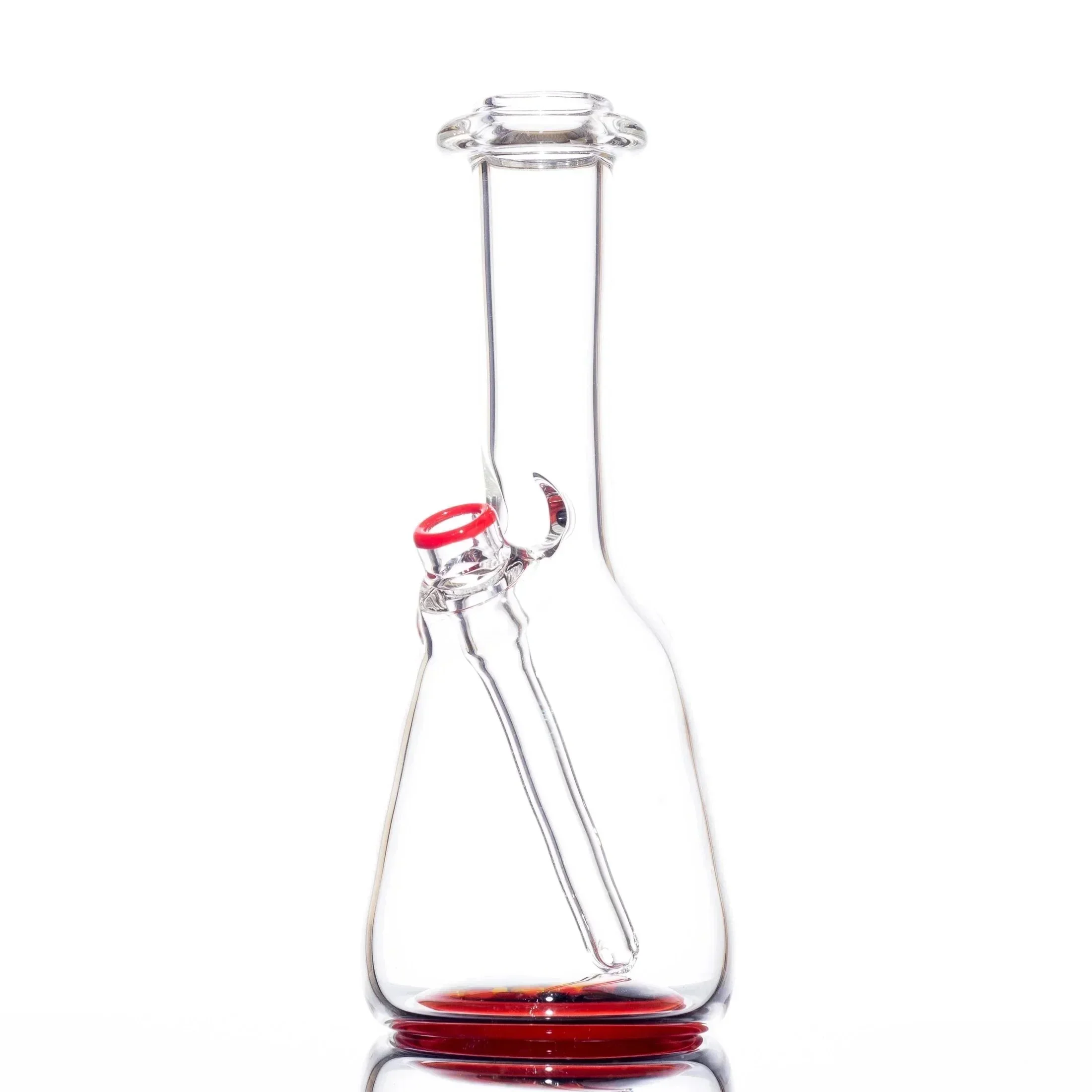 Glass By Bures - Mini Beaker Red Bottom