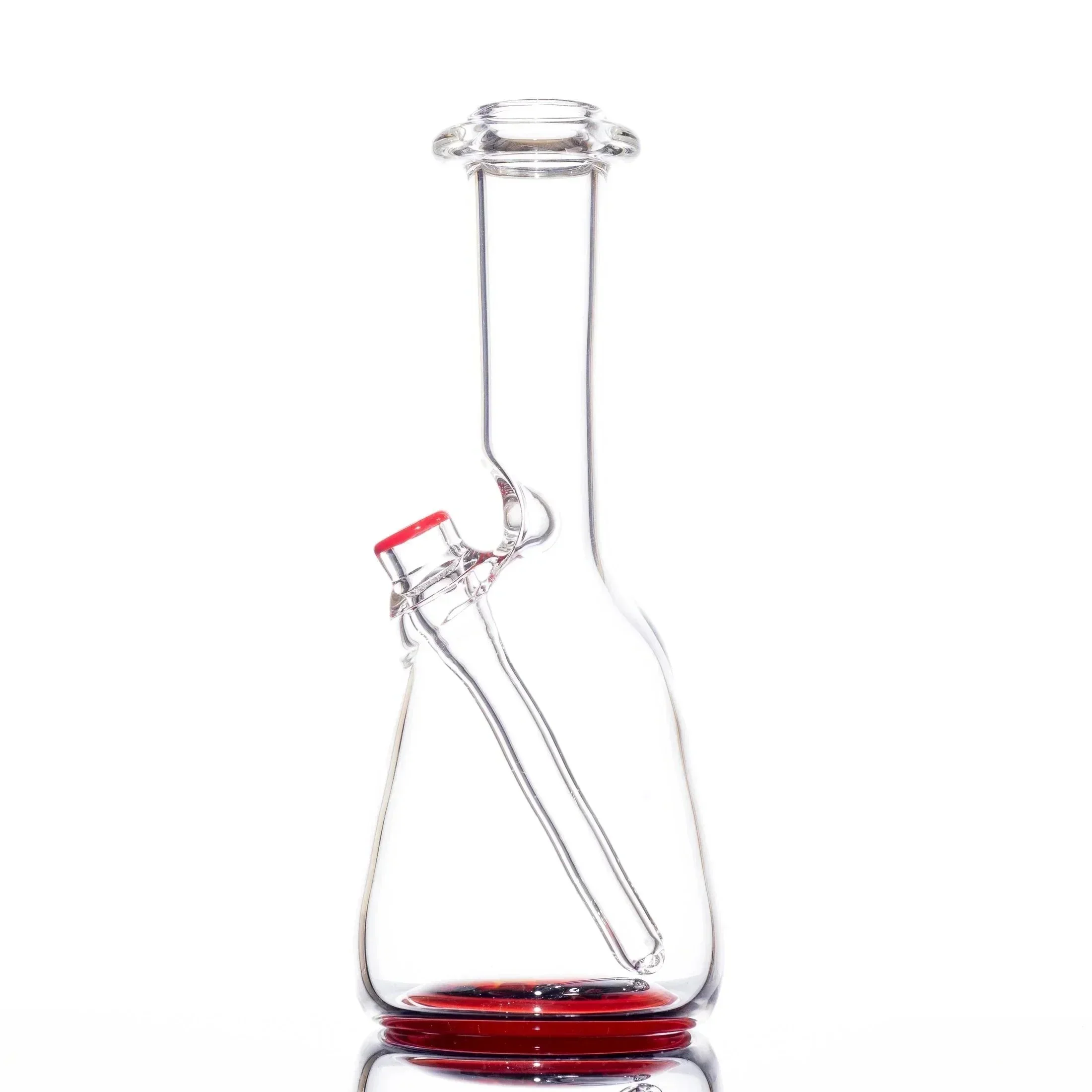 Glass By Bures - Mini Beaker Red Bottom - Image 2