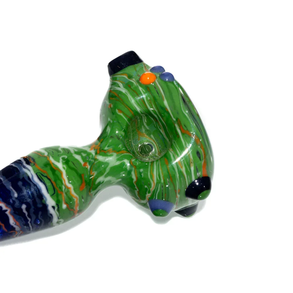 Jeff Spaga - Green & Navy Wig Wag Cab Spoon - Image 5