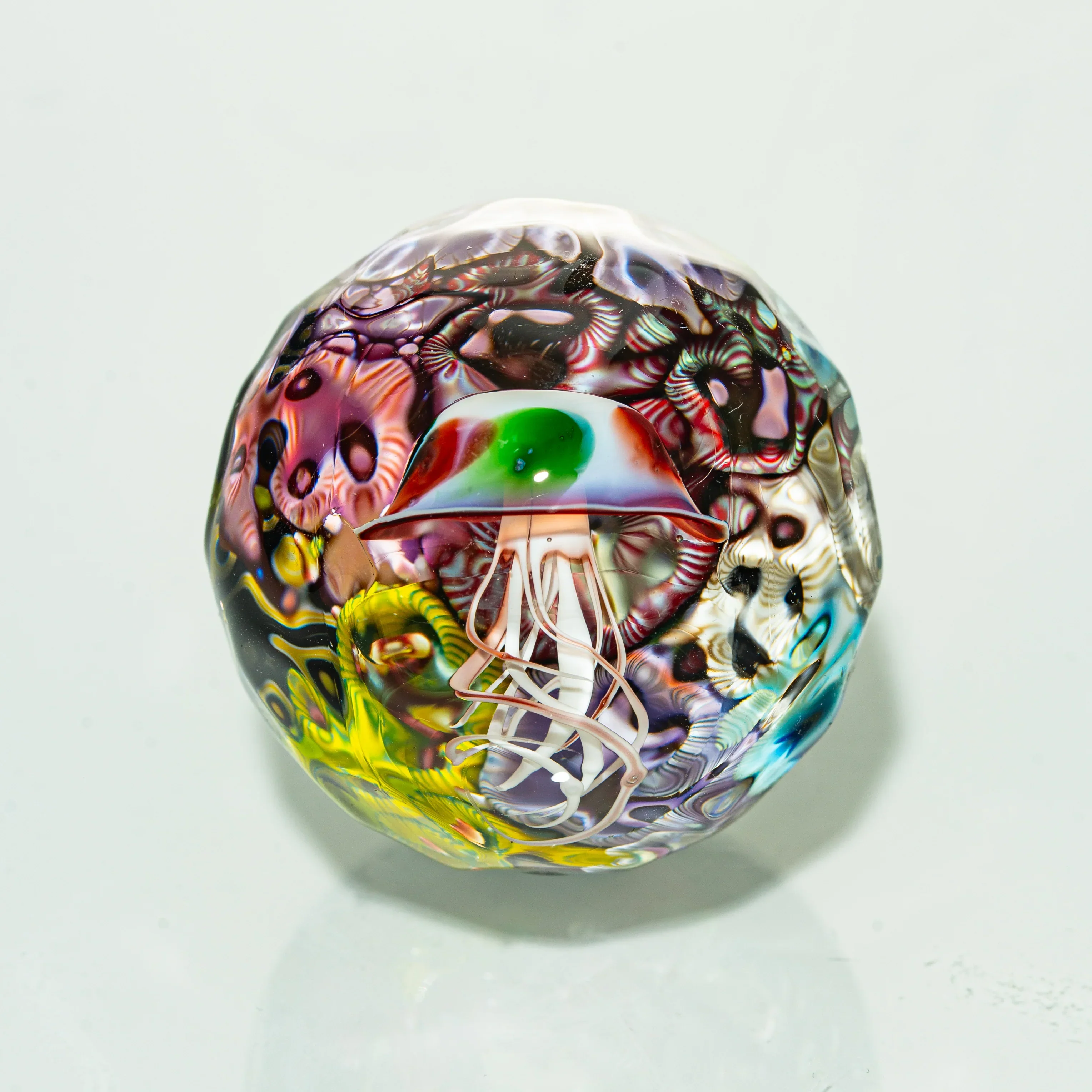 Josh Mazet - Red & Green Jelly Pool 45MM Marble