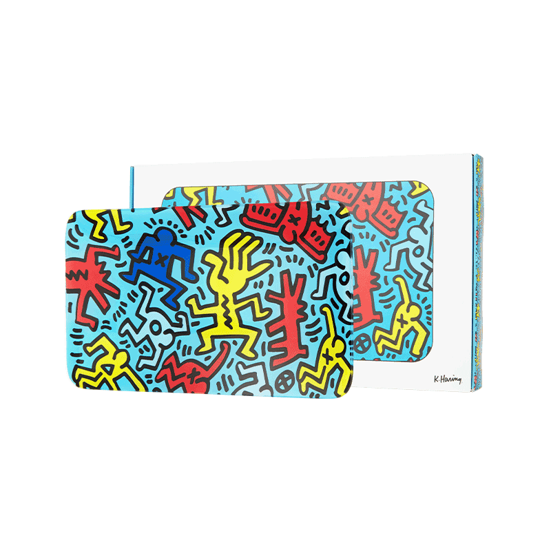 K. Haring - Multi Blue Rolling Tray