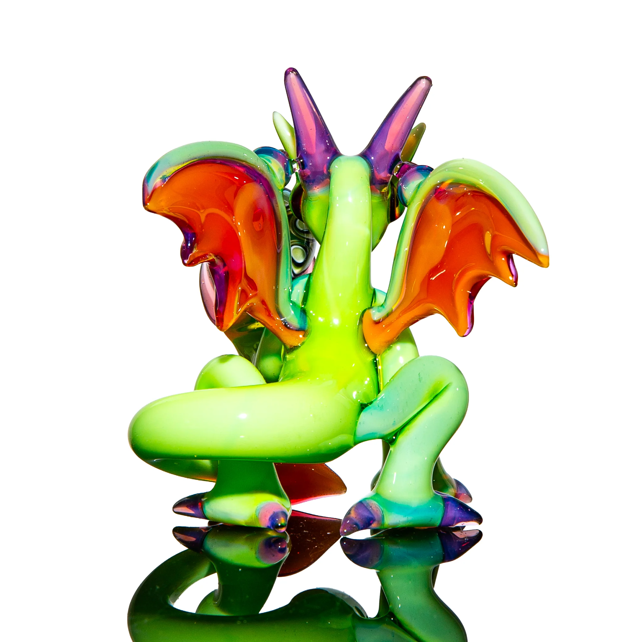 Lil Bear x Mike Luna - Dragon Sculpture & Stand - Image 4
