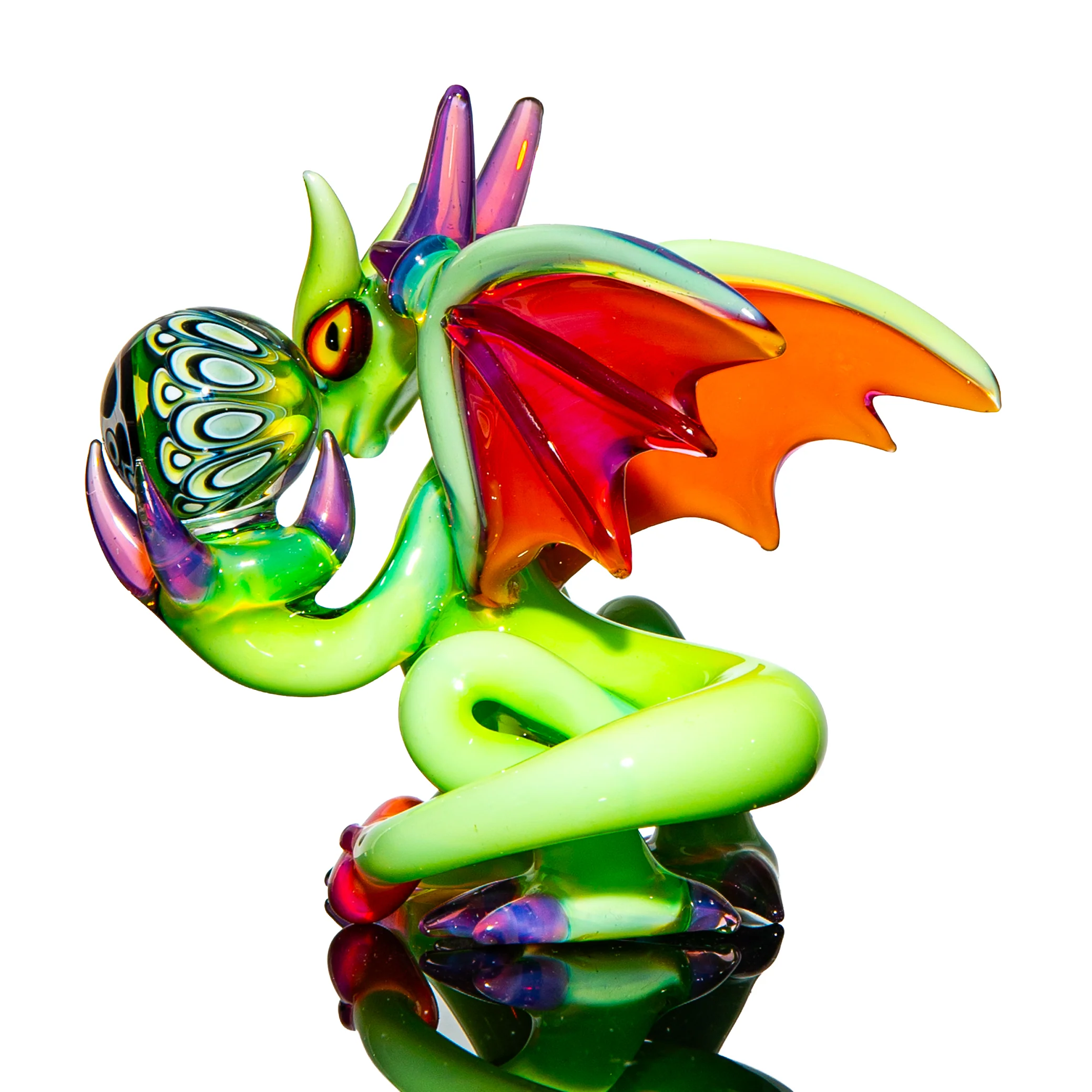 Lil Bear x Mike Luna - Dragon Sculpture & Stand - Image 5