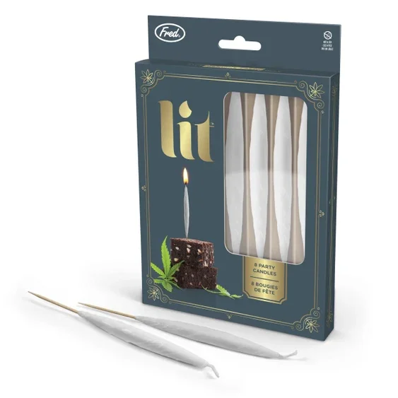 Lit - Joint Birthday Candles