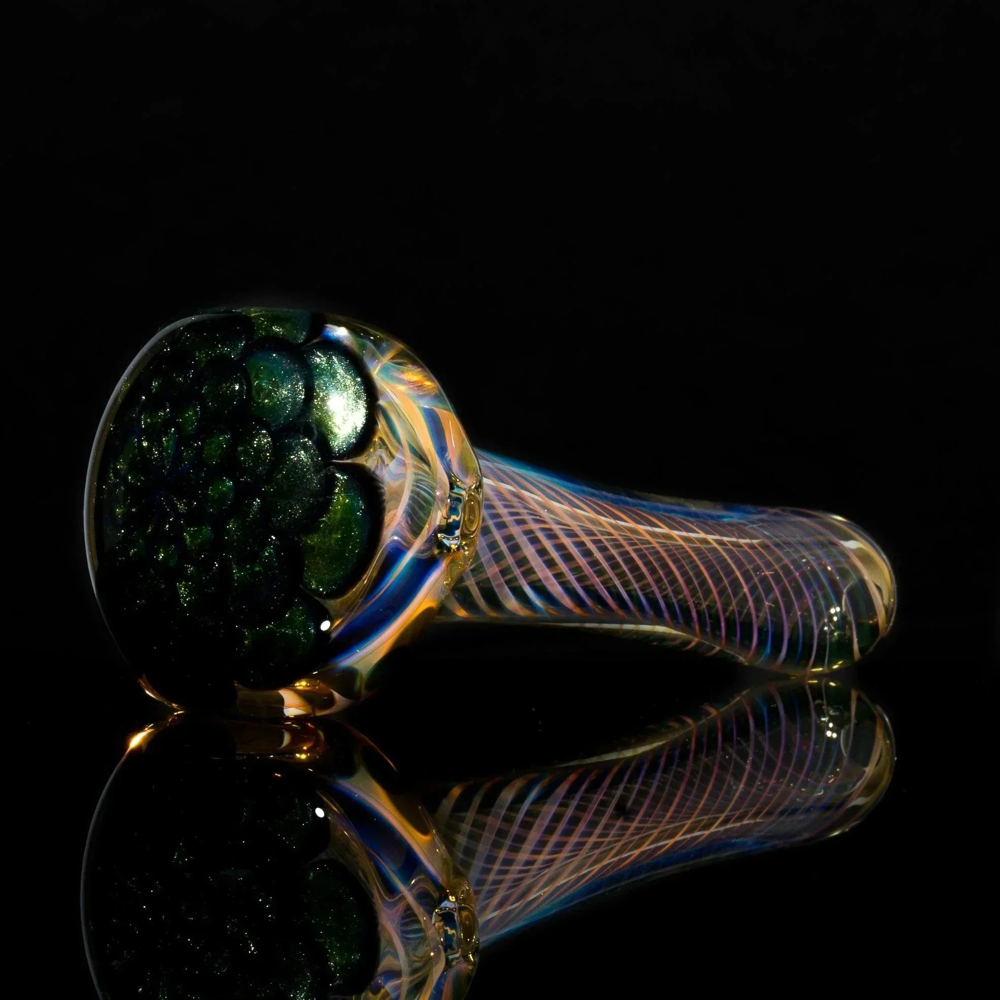 Matt 2000 Fumed Inside Out Dotstack Spoon Olive