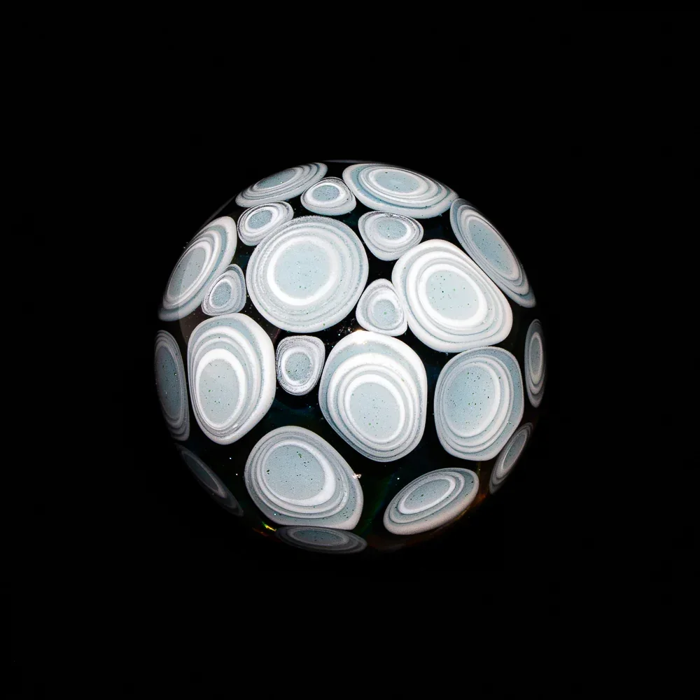 Catfish Jawn - Silver Fume Spiral Vortex 36MM Marble - Image 3