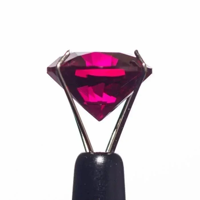 Ruby Pearl Co - 10mm Diamond Cut Ruby