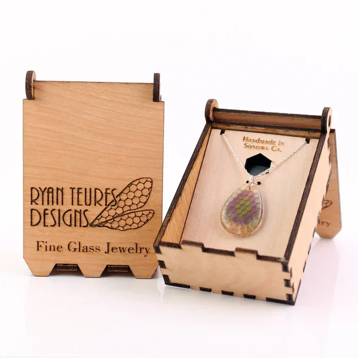 Ryan Teurfs - Arcane Tear Drop Honeyglass Necklace - Image 3