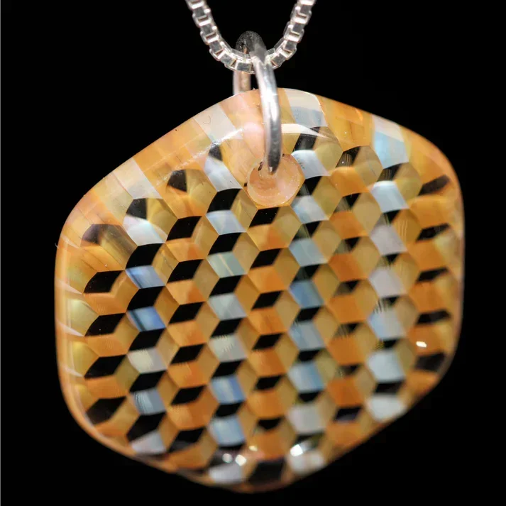 Ryan Teurfs - Echo Hex Honeyglass Necklace - Image 2