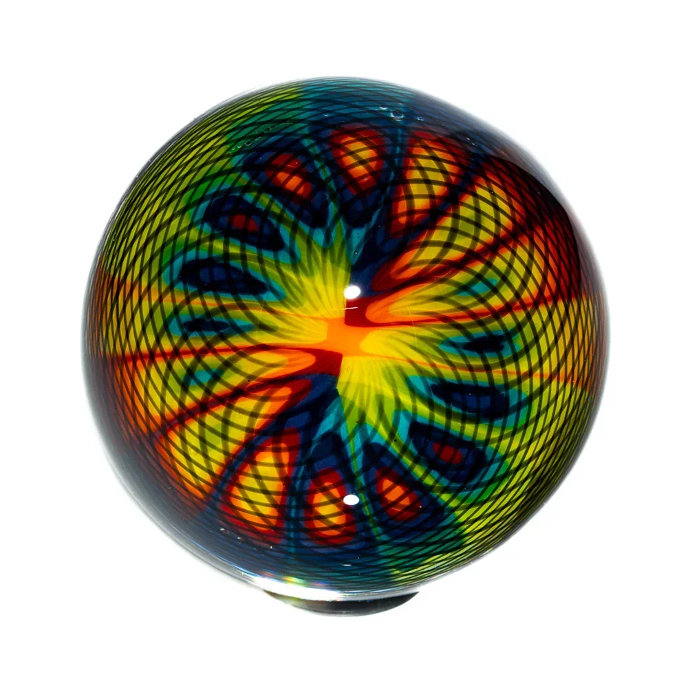 Scotty Mickle - Big Rainbow Slice & Black Retti 42MM Marble #10 - Image 3