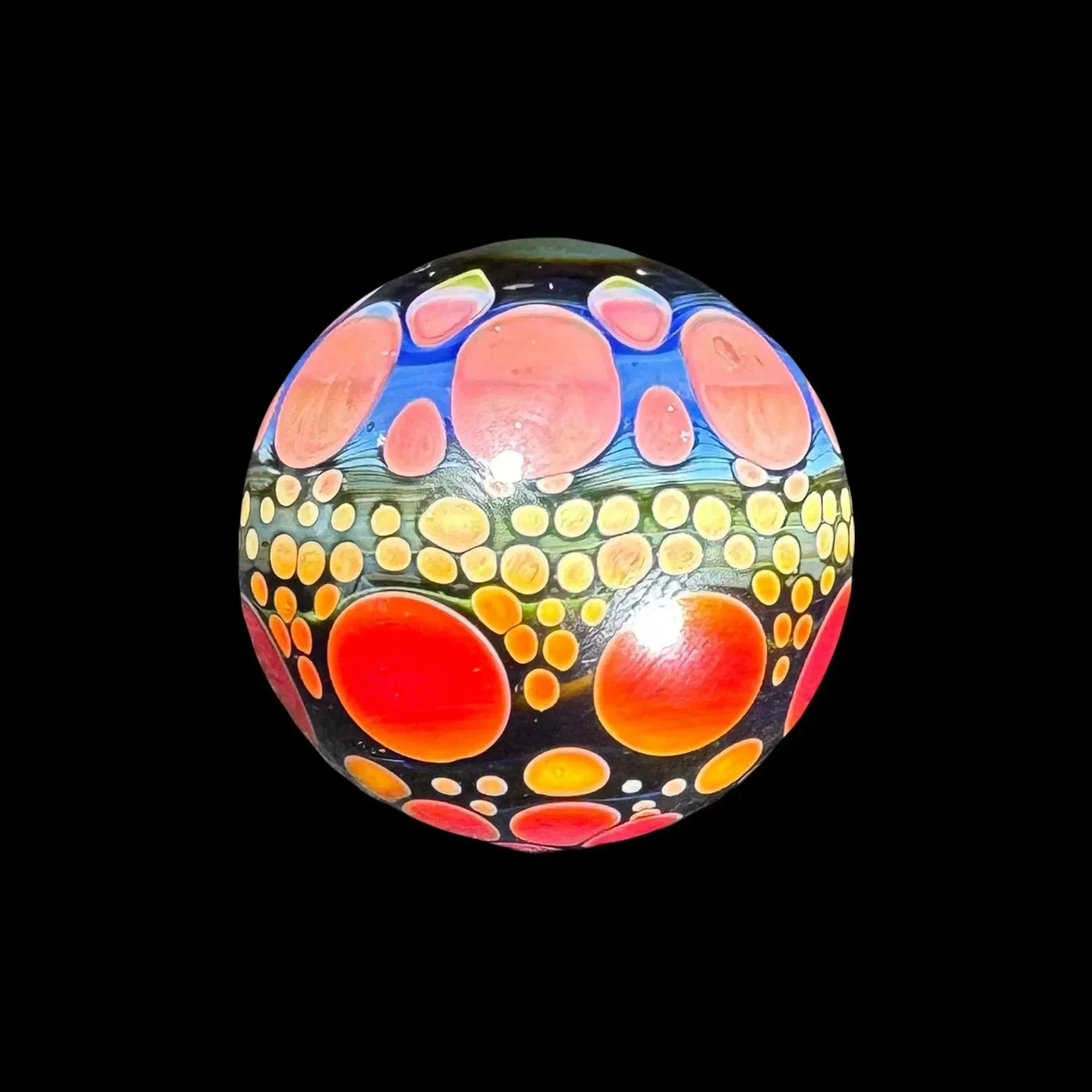 Suellen Fowler - Fire Moon Hobnail Marble