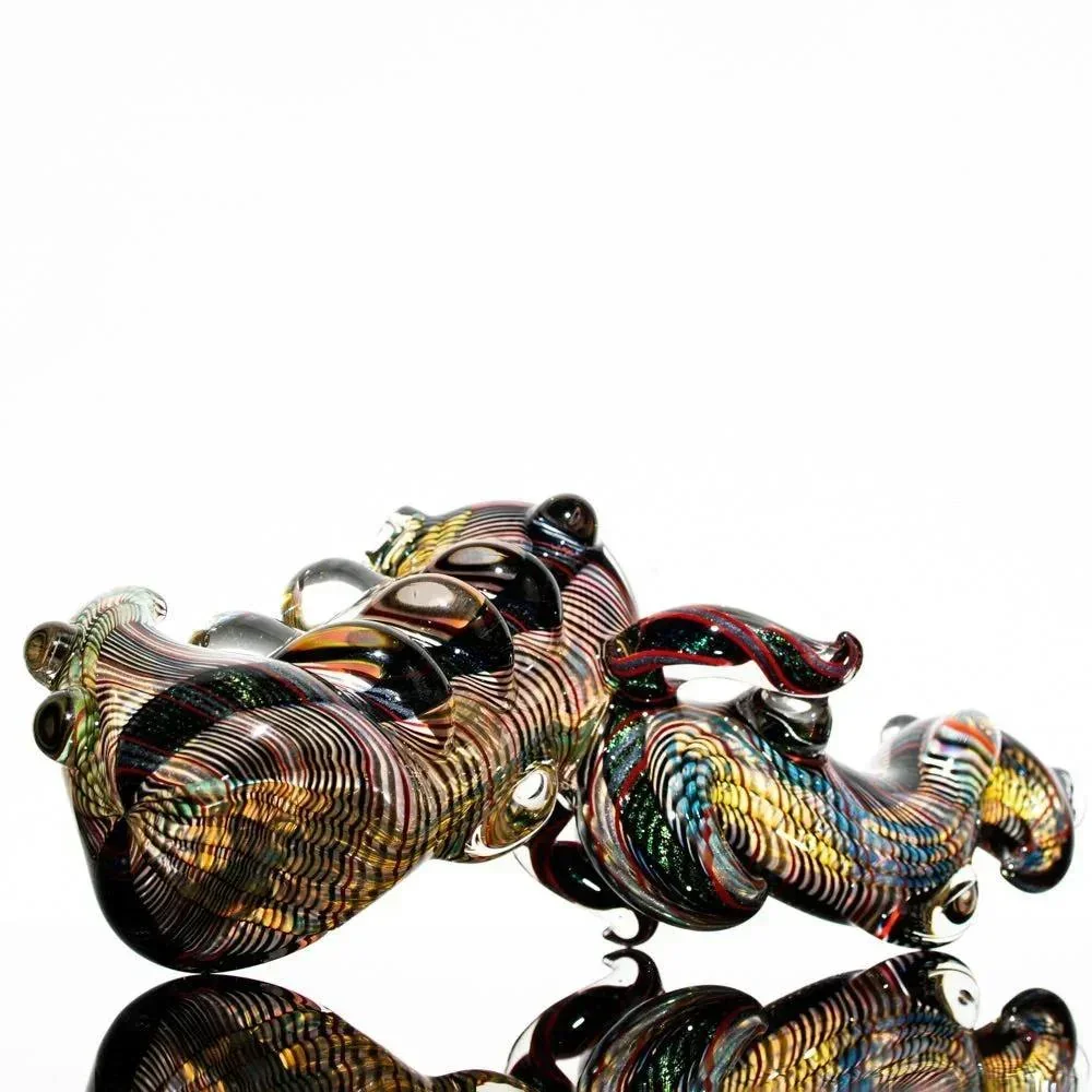 Torcher Glass - Dichro Dragon Push Bubbler - Image 9